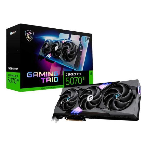 Видеокарта MSI GeForce RTX 5070 Ti 16G GAMING TRIO OC