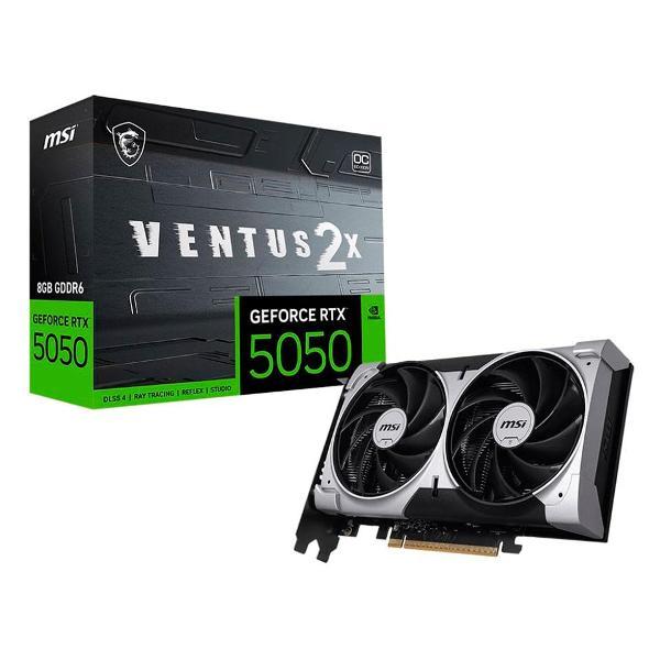 Видеокарта MSI GeForce RTX 5050 8G VENTUS 2X OC