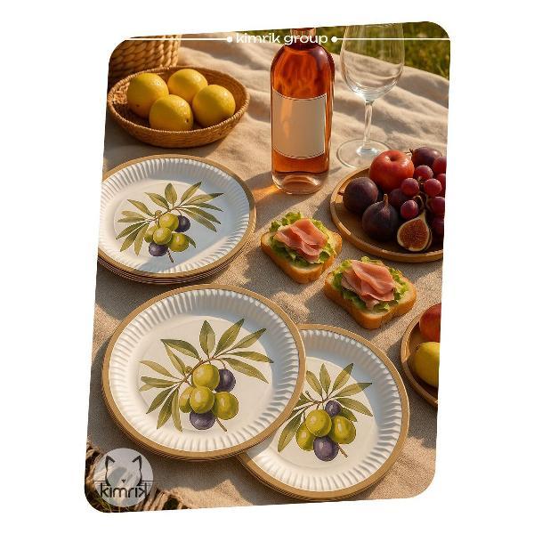 Набор одноразовой посуды Bulgaree Green 019ac033b0297664a74acb1a9f575e36