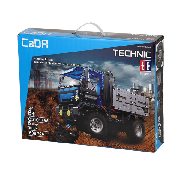 Радиоуправляемая модель-конструктор Double Eagle Конструктор CaDA Technic Dump Truck (RC49604)