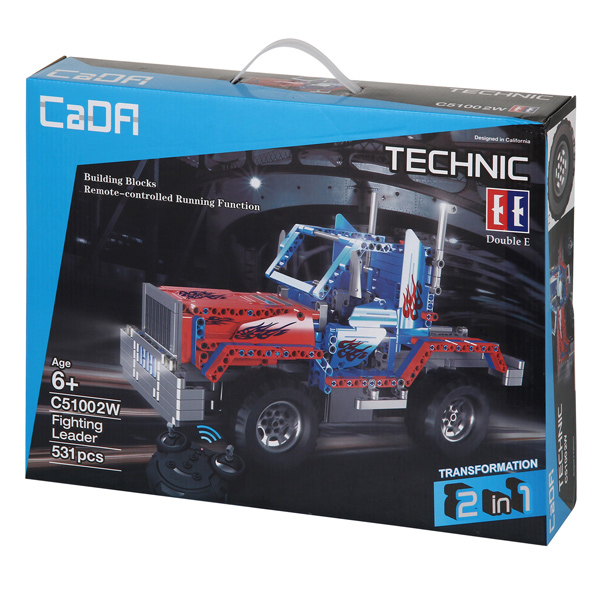 Радиоуправляемая модель-конструктор Double Eagle Конструктор CaDA Technic Convoy Truck (RC49602)