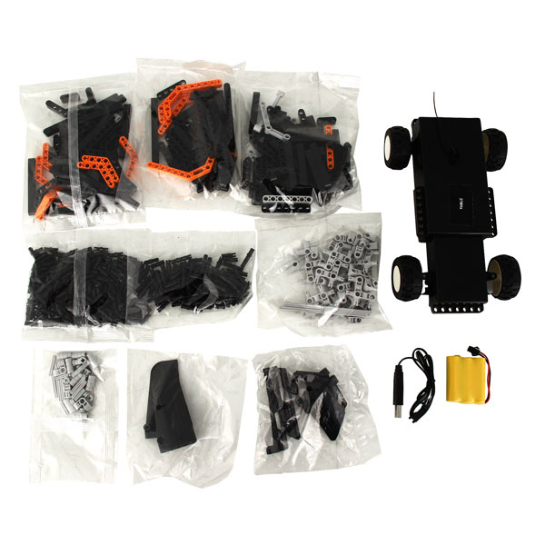 Радиоуправляемая модель-конструктор QiHui Black Hums 509 эл.