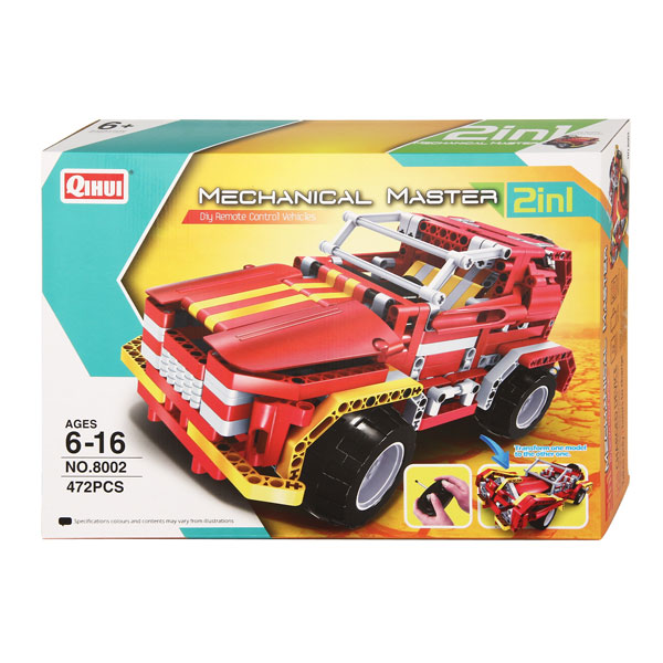 Радиоуправляемая модель-конструктор QiHui Raging Fire 472 эл.