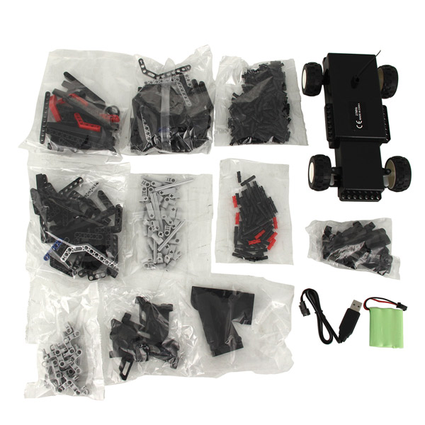 Радиоуправляемая модель-конструктор QiHui Road Bad 486 эл.