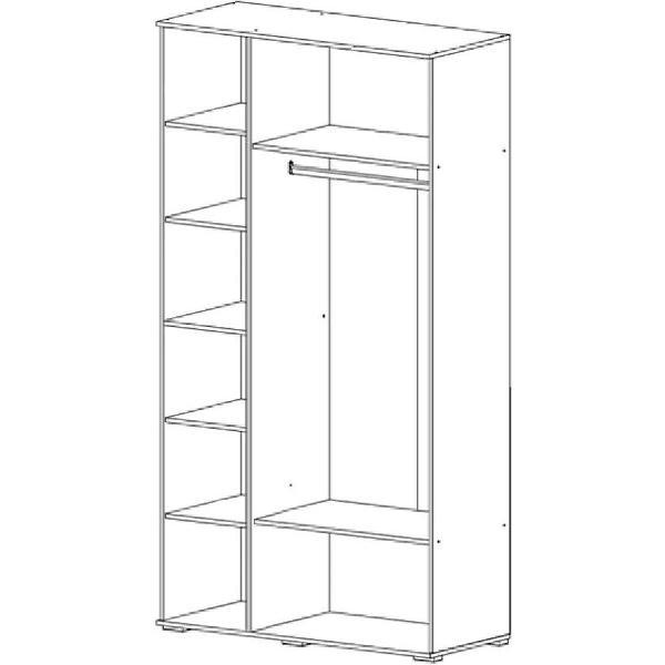 Шкаф распашной МИФ Мебель MF-000095892