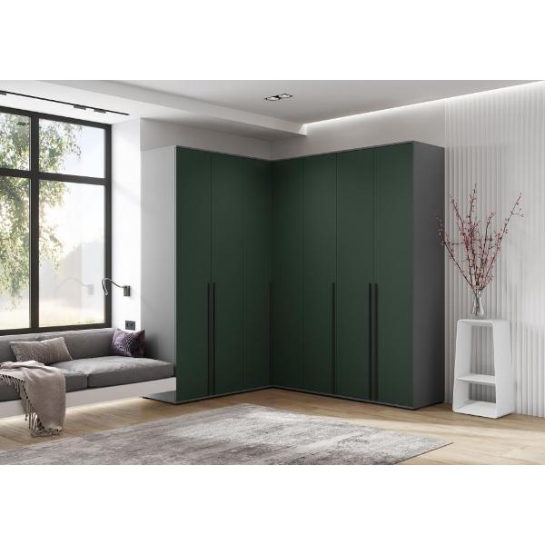 Шкаф распашной МИФ Мебель Композиция шкафов (2-хств+3-хств+угловой)