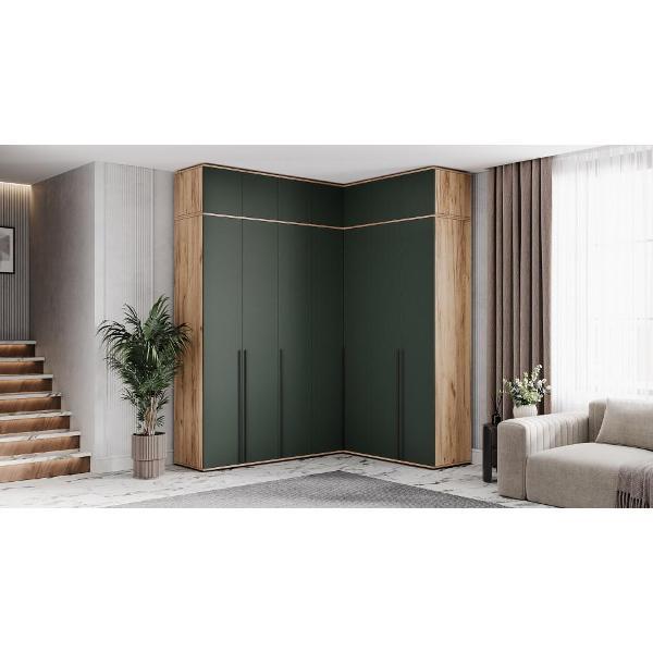 Шкаф распашной МИФ Мебель Угловая композиция шкафов с антресолями