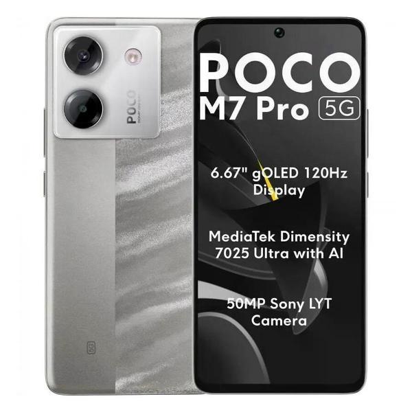 Смартфон POCO M7 Pro 12/512GB серебристый