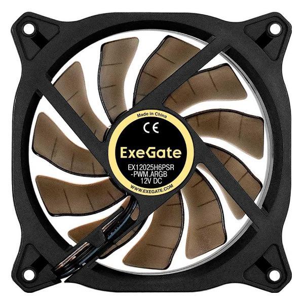 Вентилятор для компьютера ExeGate EX12025H6PSR-PWM.ARGB 120mm ARGB