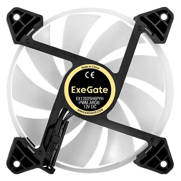Вентилятор для компьютера ExeGate EX12025H6PYH-PWM.ARGB 120mm ARGB