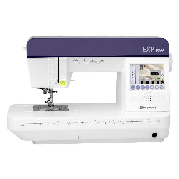 Швейная машина с возможностью подключения вышивального блока. HappyJapan EXP-9000