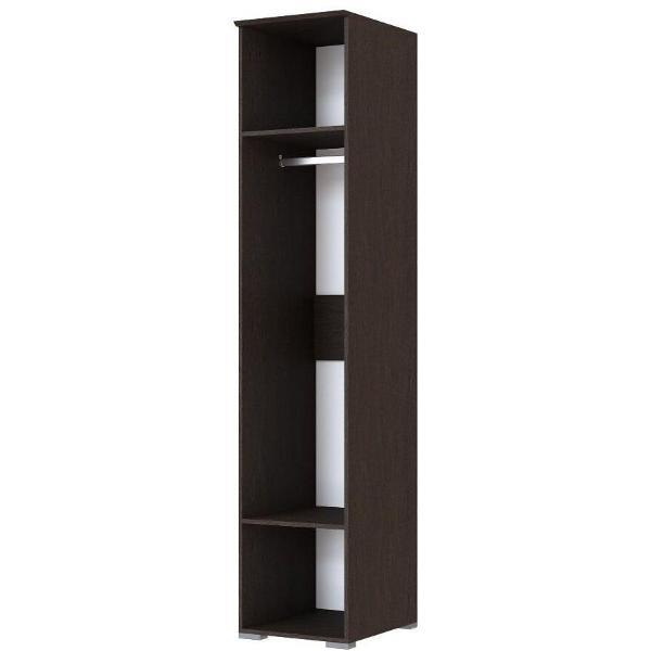 Шкаф распашной ТЭКС мебель Пенал со штангой и двумя полками, ЛДСП, 45х554,