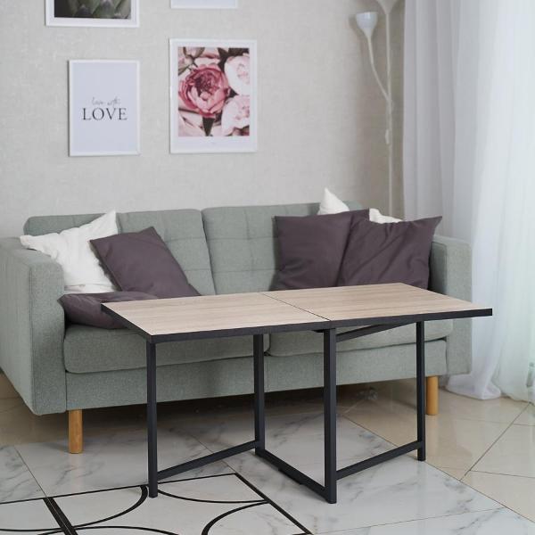 Стол журнальный Frenesie раскладной трансформер лофт, дуб сонома, 105х59х53 см.