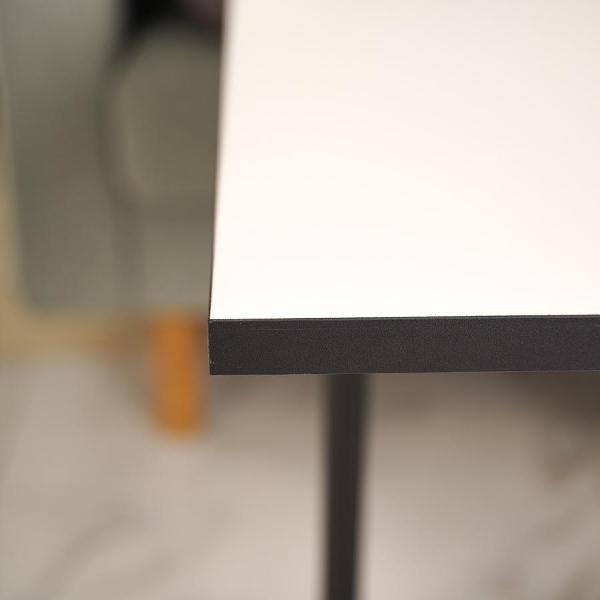 Стол журнальный Frenesie раскладной белый трансформер лофт, 105х59х53 см.