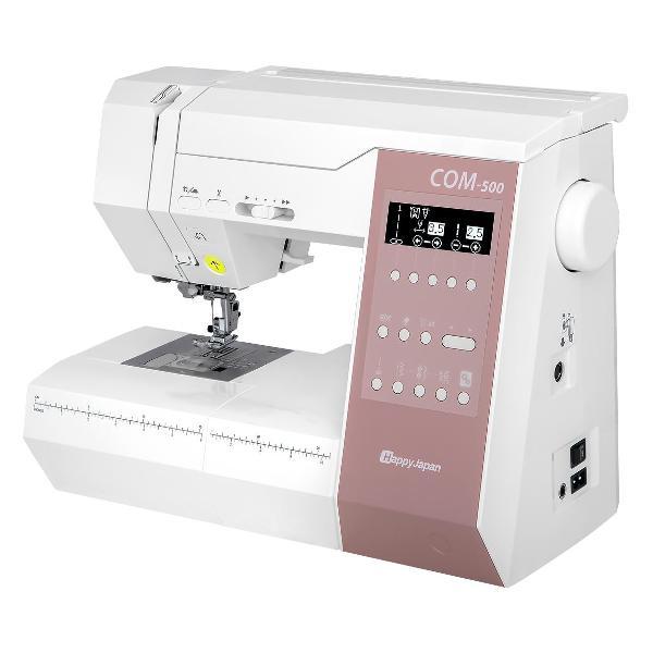 Швейная машина с возможностью подключения вышивального блока. HappyJapan COM-500