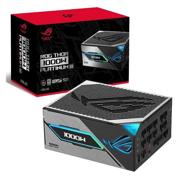 Блок питания ASUS ROG-THOR-1000P3-GAMING, 80PLUS Platinum (90YE00V3-B0NA00)