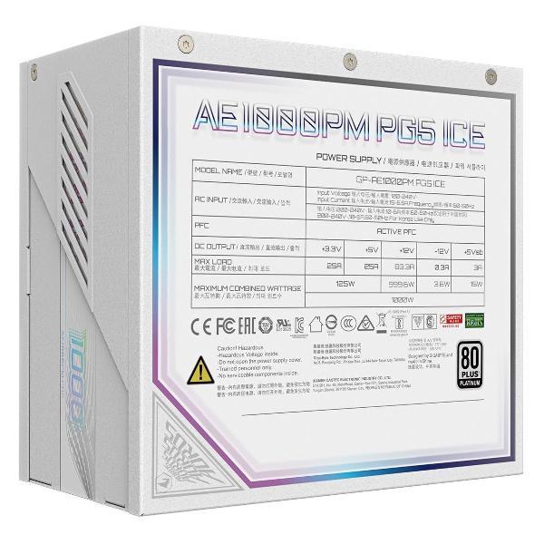 Блок питания GIGABYTE GP-AE1000PM PG5 ICE
