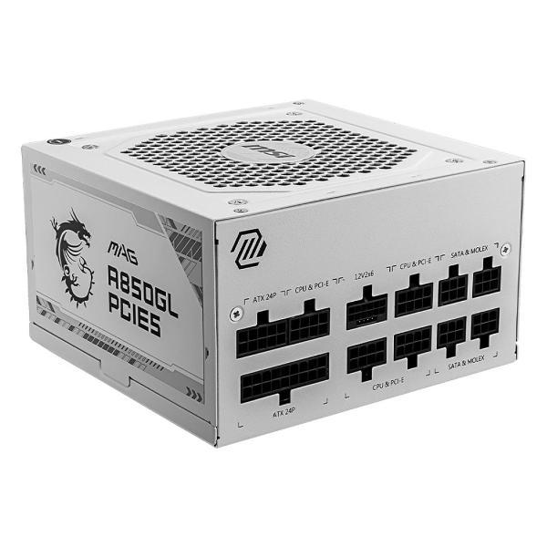 Блок питания MSI A850GL PCIE5 WHITE, 80PLUS Gold (306-7ZP8A24-CE0)