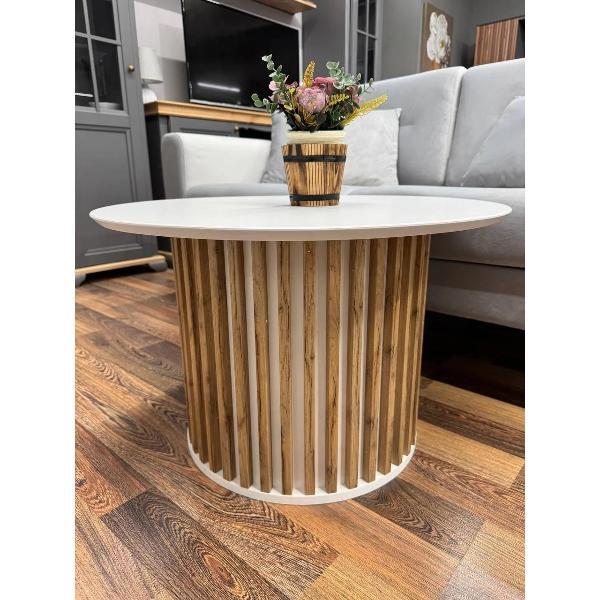 Стол журнальный Любимый Дом дизайнерский Неаполь, белый