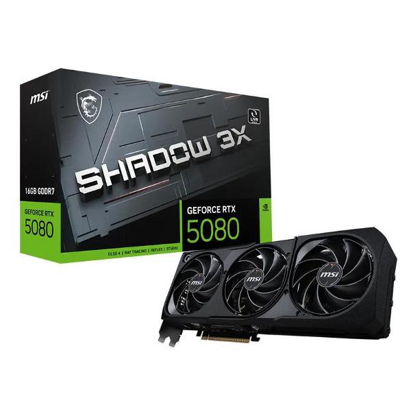 Видеокарта MSI RTX 5080 16G SHADOW 3X
