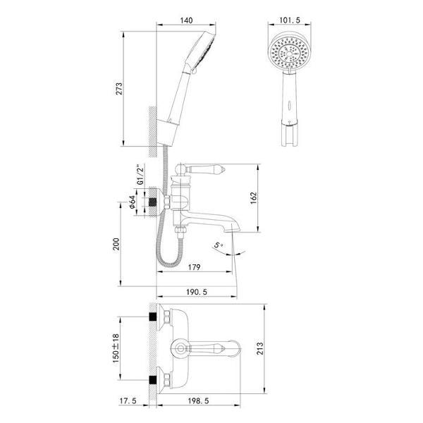 Смеситель Iddis OXFSB02i02