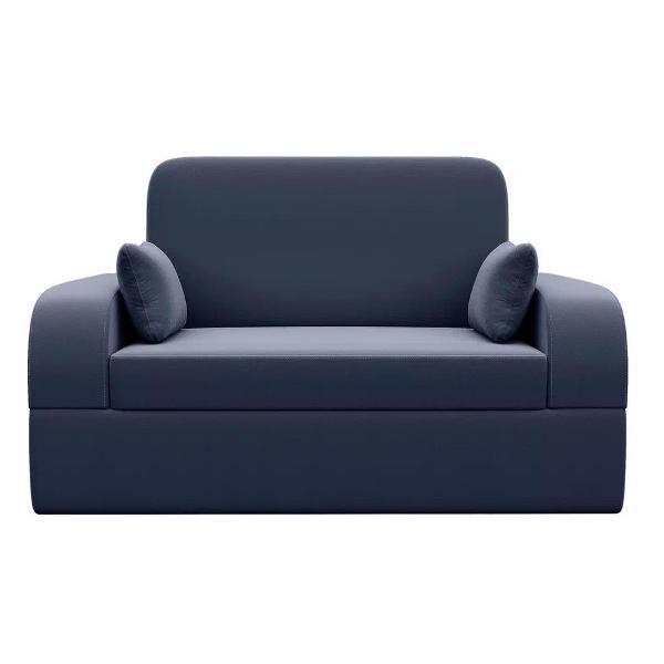 Диван Div-one Бескаркасный прямой, синий Мико