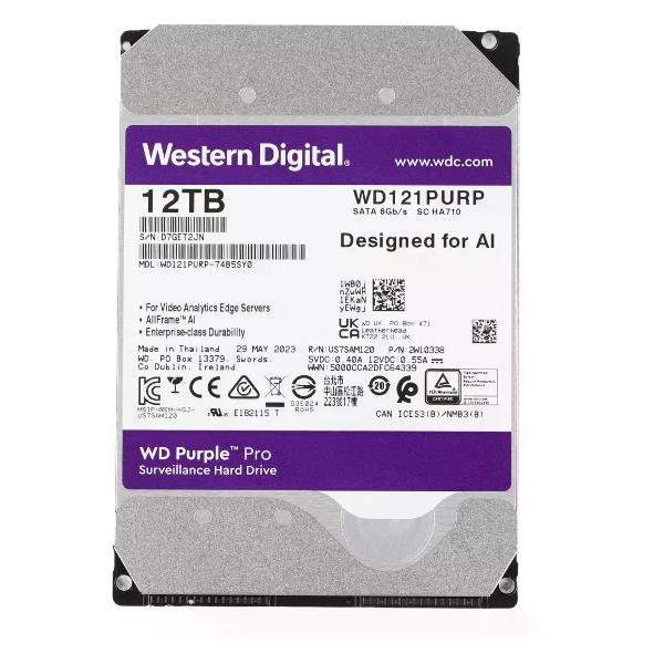 Внутренний диск HDD WD WD121PURP