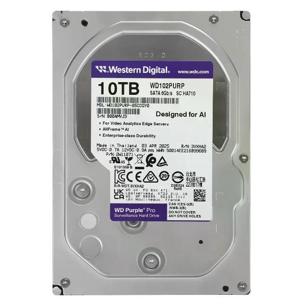 Внутренний диск HDD WD WD102PURP