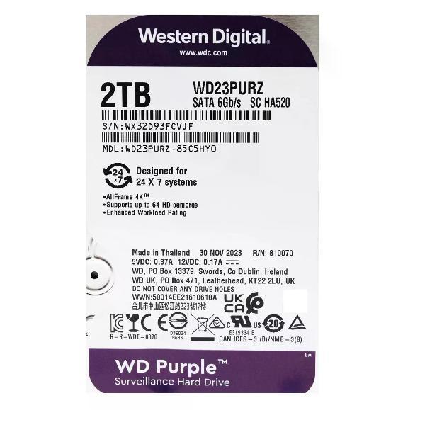 Внутренний диск HDD WD WD23PURZ
