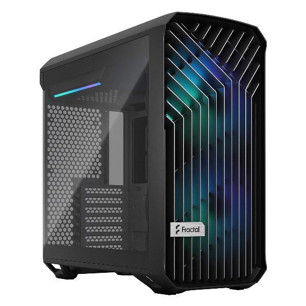 Корпус для компьютера Fractal Design Torrent Compact RGB TG Light Tint черный