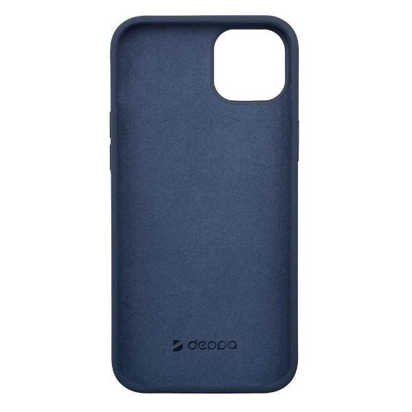 Чехол для смартфона, телефона Deppa Liquid Silicone Pro 14 Plus (2022), синий фото