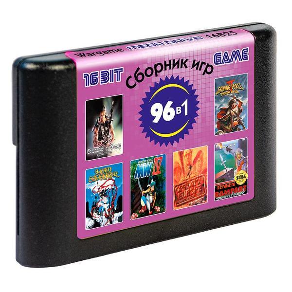 Видеоигра Mega Drive 16B25 Wargame 96in1 RAM