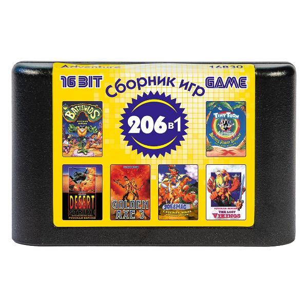 Видеоигра Mega Drive 16B30 Adventure 206in1
