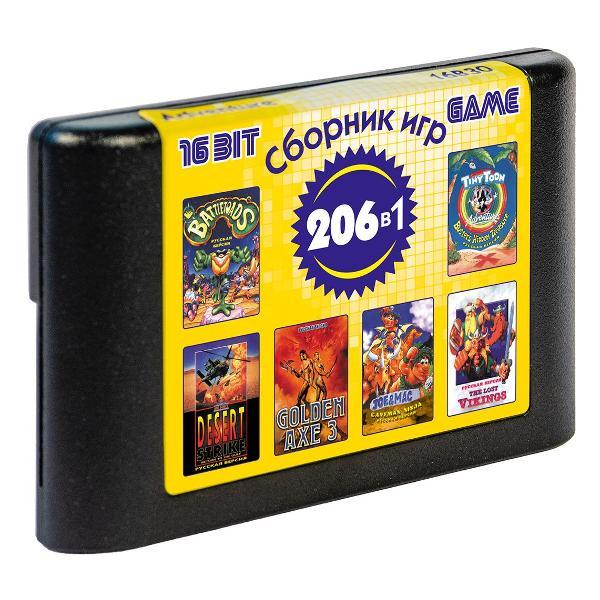 Видеоигра Mega Drive 16B30 Adventure 206in1