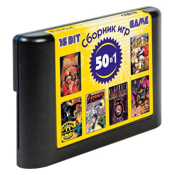 Видеоигра Mega Drive 16B12 Fighting 50in1