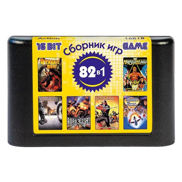 Видеоигра Mega Drive 16B18 Action 82in1