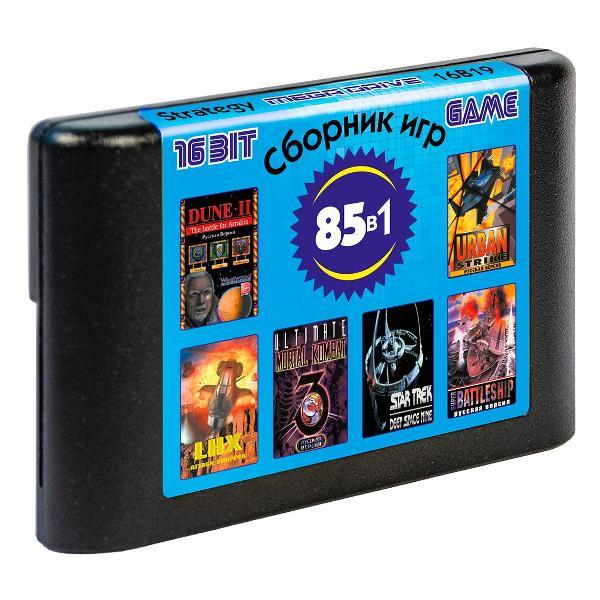 Видеоигра Mega Drive 16B19 Strategy 85in1