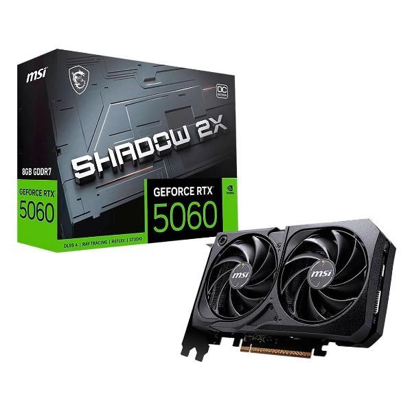 Видеокарта MSI GeForce RTX 5060 8G SHADOW 2X OC