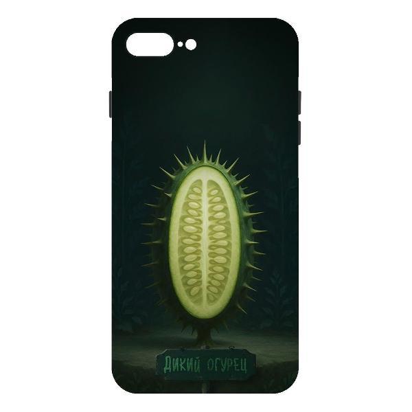 Чехол для смартфона, телефона Krutoff Soft Case Дикий огурец 7 Plus/8 Plus Black фото