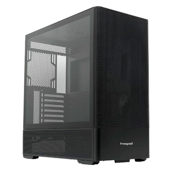 Корпус для компьютера HSPD M712 Black (M712-TGBK)