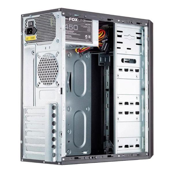 Корпус для компьютера FoxLine FL-302 450W (FL-302-FZ450)