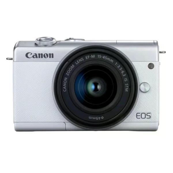 Фотоаппарат беззеркальный Canon EOS M200 kit EF-M 15-45mm f/3.5-6.3 IS STM, белый