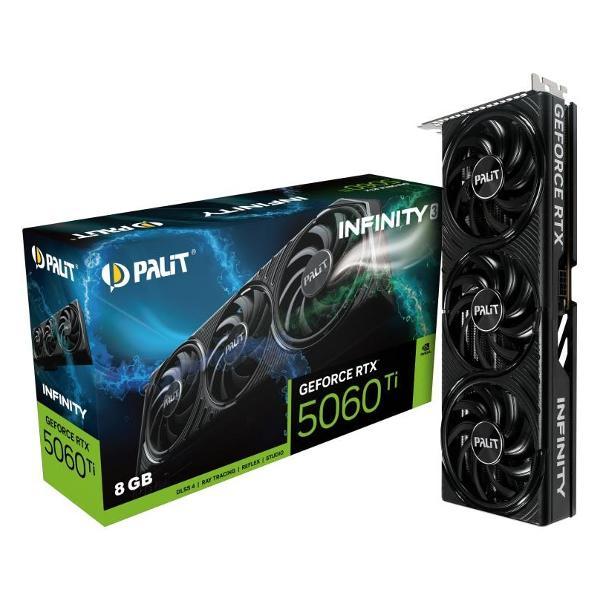Видеокарта Palit GeForce RTX 5060 Ti Infinity 3 8GB