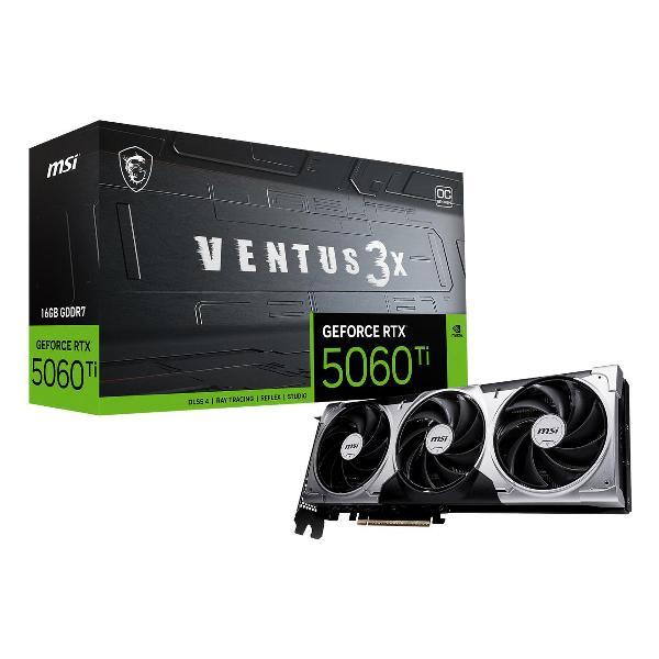 Видеокарта MSI RTX5060Ti VENTUS 3X OC 16GB фото
