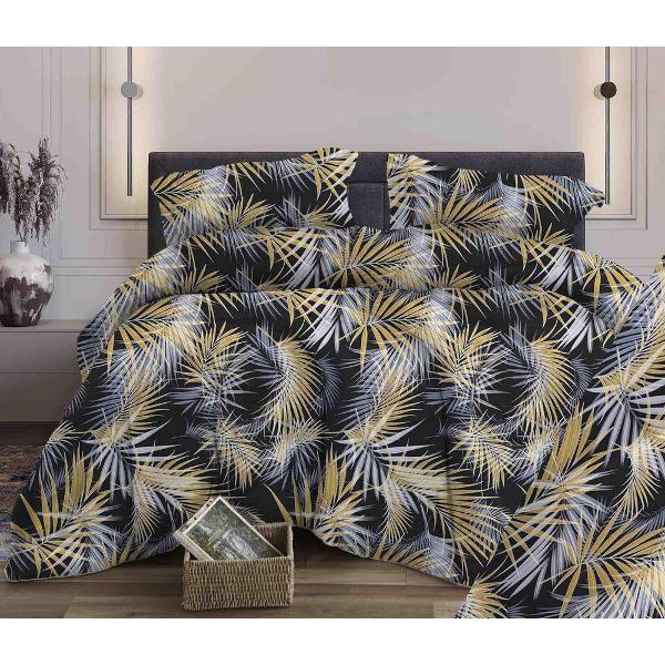 Набор постельного белья Ивановотекстиль Тропикана чёрный (30014)