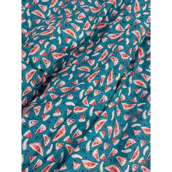 Набор постельного белья Ивановотекстиль Арбузики бирюзовый (3523)