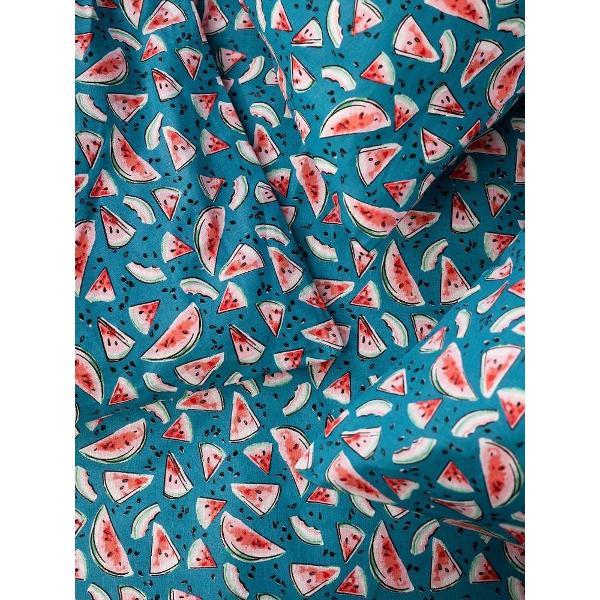 Набор постельного белья Ивановотекстиль Арбузики бирюзовый (3523)