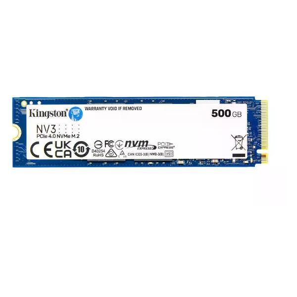 Внутренний диск SSD Kingston PCIe 4.0 x4 500GB SNV3S/500G NV3 M.2 2280 фото
