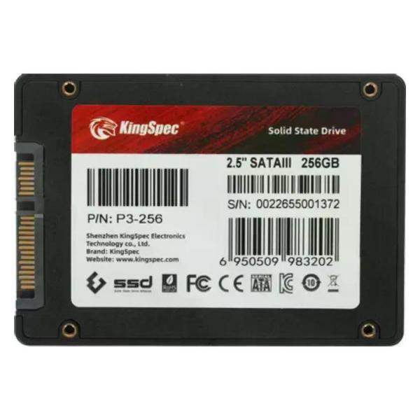 Внутренний диск SSD KingSpec SATA-III 256GB P3-256 2.5"