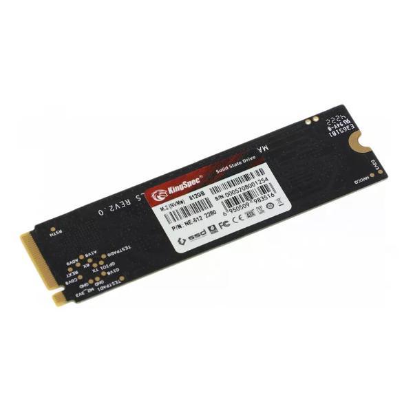 Внутренний диск SSD KingSpec PCIe 3.0 x4 512GB NE-512 M.2 2280